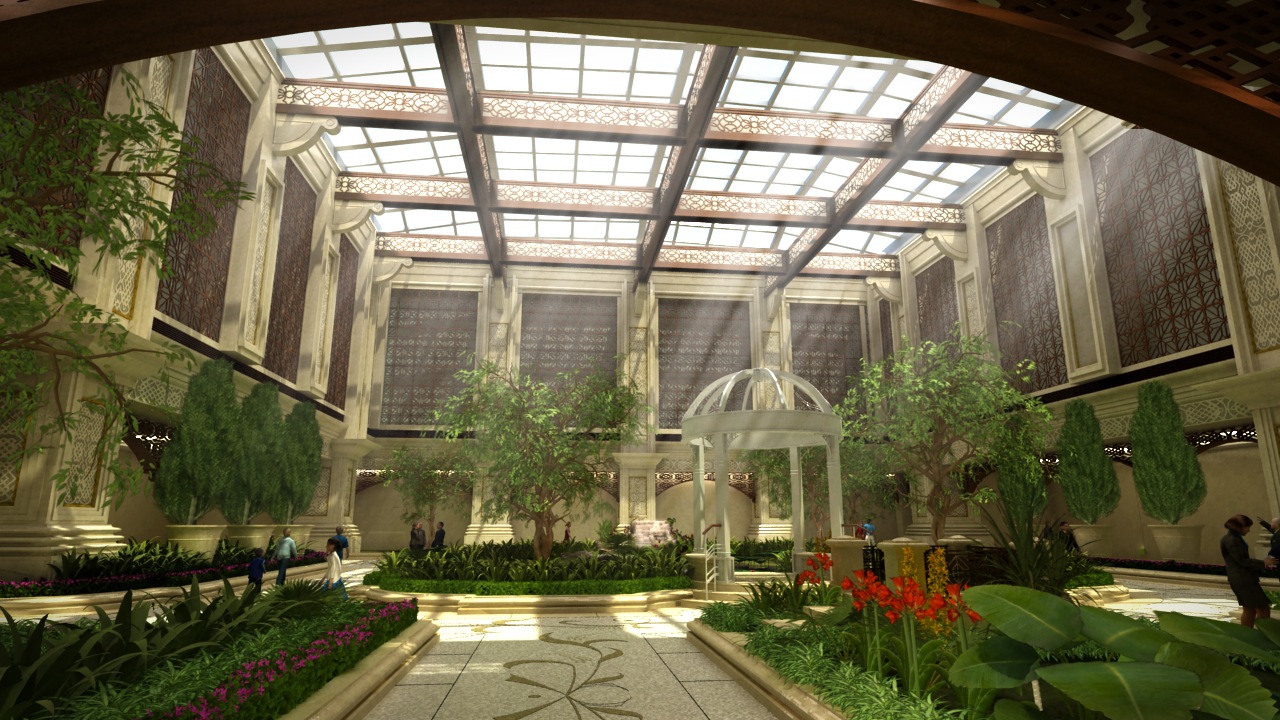 03 Sands Macau Casino Resort Interior Garden