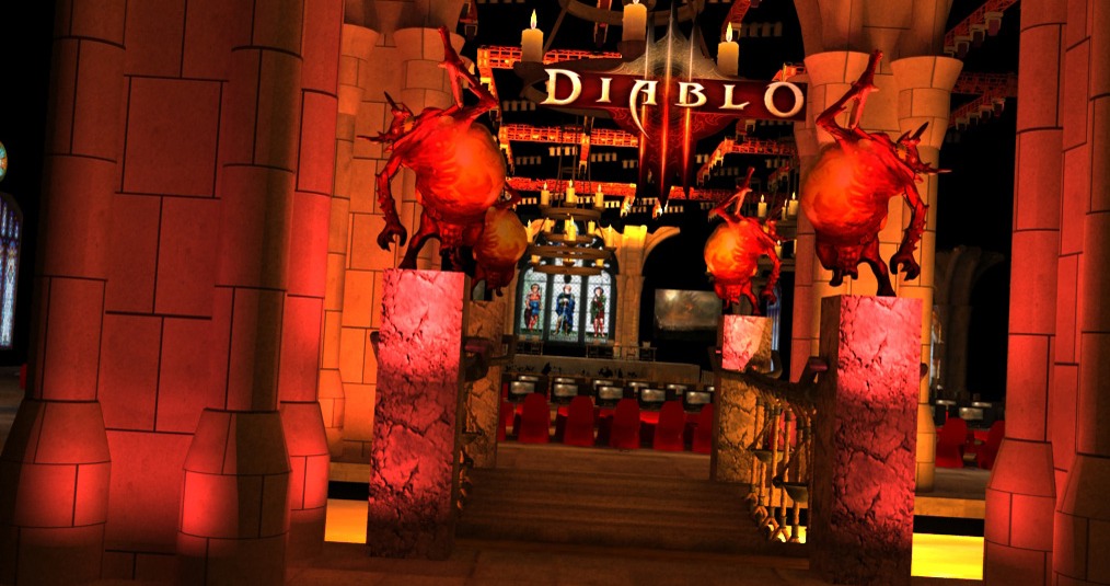 13 Diablo Video Game Launch Portal Design Concept
